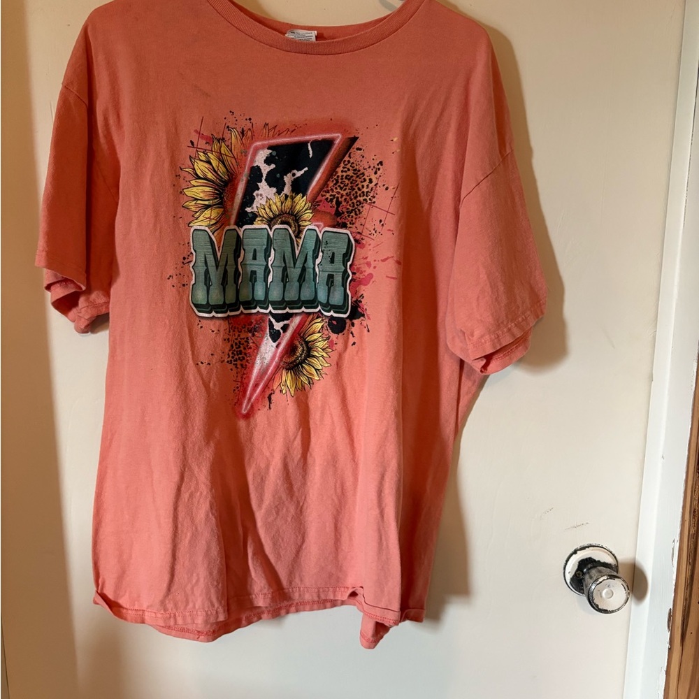 Kids Graphic T-Shirt - Coral